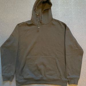 brand new plain black hoodie size large